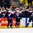 BUFFALO, NEW YORK - JANUARY 2: Slovakia's Martin Bodak #5 celebrates a third period goal against Sweden with teammates on the players' bench during the quarterfinal round of the 2018 IIHF World Junior Championship. (Photo by Andrea Cardin/HHOF-IIHF Images)

